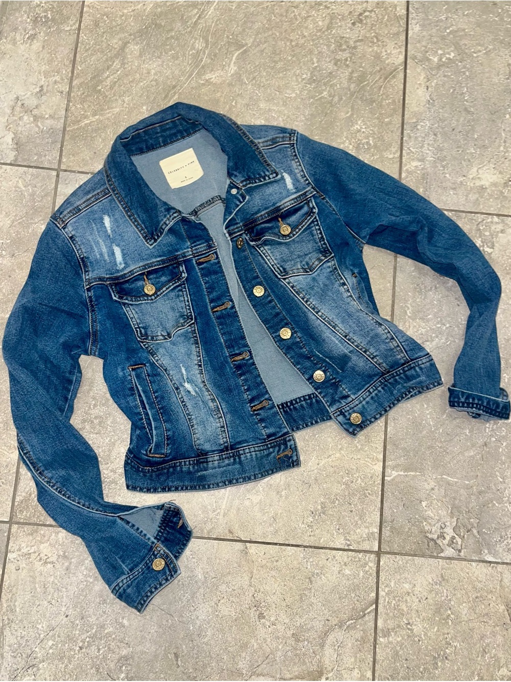 Classic Blue Denim Jacket - Women's Jean Jacket